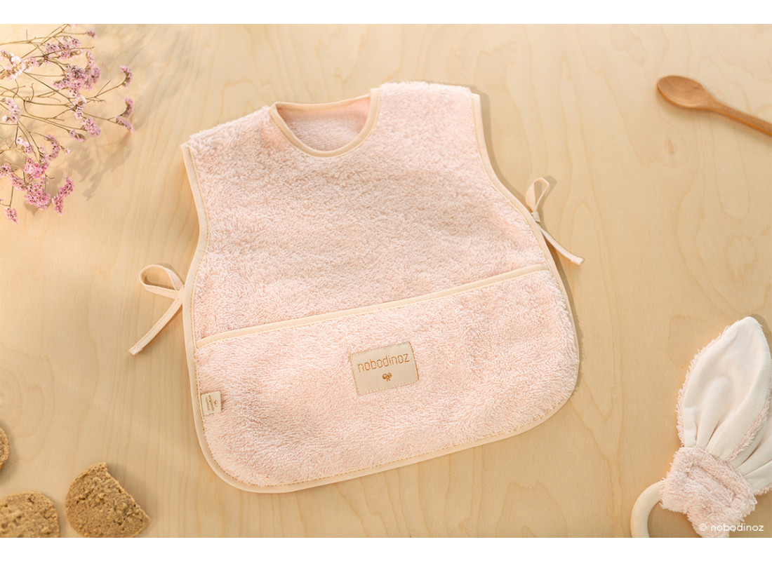Bavoie tablier rose